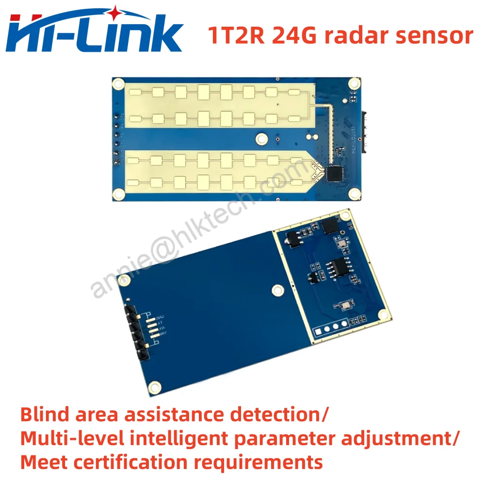 Hilink LD2451 24G vehicle ranging speed measurement millimeter wave radar HLK-LD2451 vehicle condition monitoring sensor module