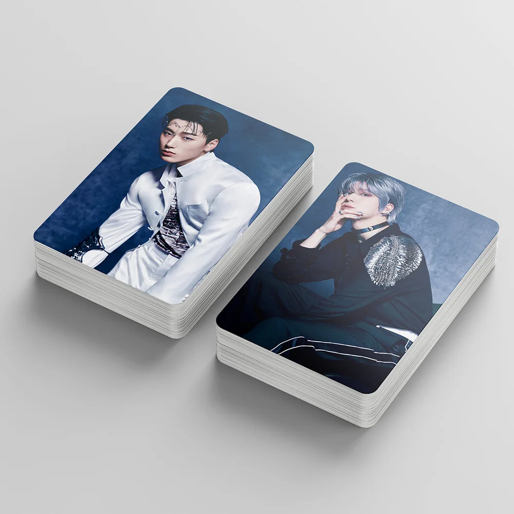 55 unids/set Kpop ATEEZ Lomo tarjetas EL MUNDO EP.1: tarjetas fotográficas de guerrilla de movimiento, novedades de alta calidad