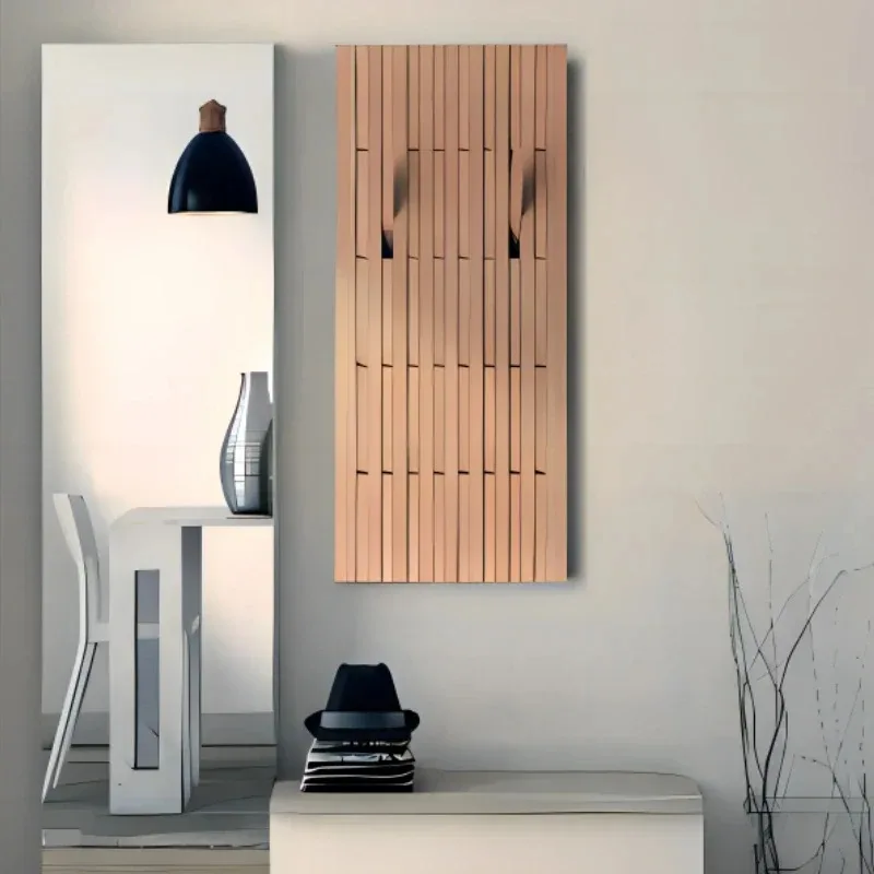 Multilayer ความคิดสร้างสรรค์ Wall แขวนเสื้อผ้าไม้ Coat Racks Hooks ผนังห้องนั่งเล่นแขวนเสื้อผ้าตู้เสื้อผ้าเฟอร์นิเจอร์ภายในบ้าน