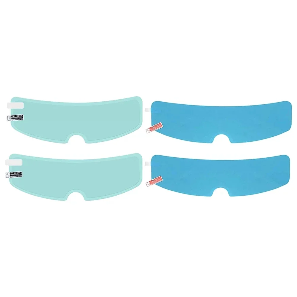 Motorcycle Helmet Visor Anti-Fog & Water-Repellent Film – Nano Coated Clear Protective Shield for Rainy & Cold Weather Riding