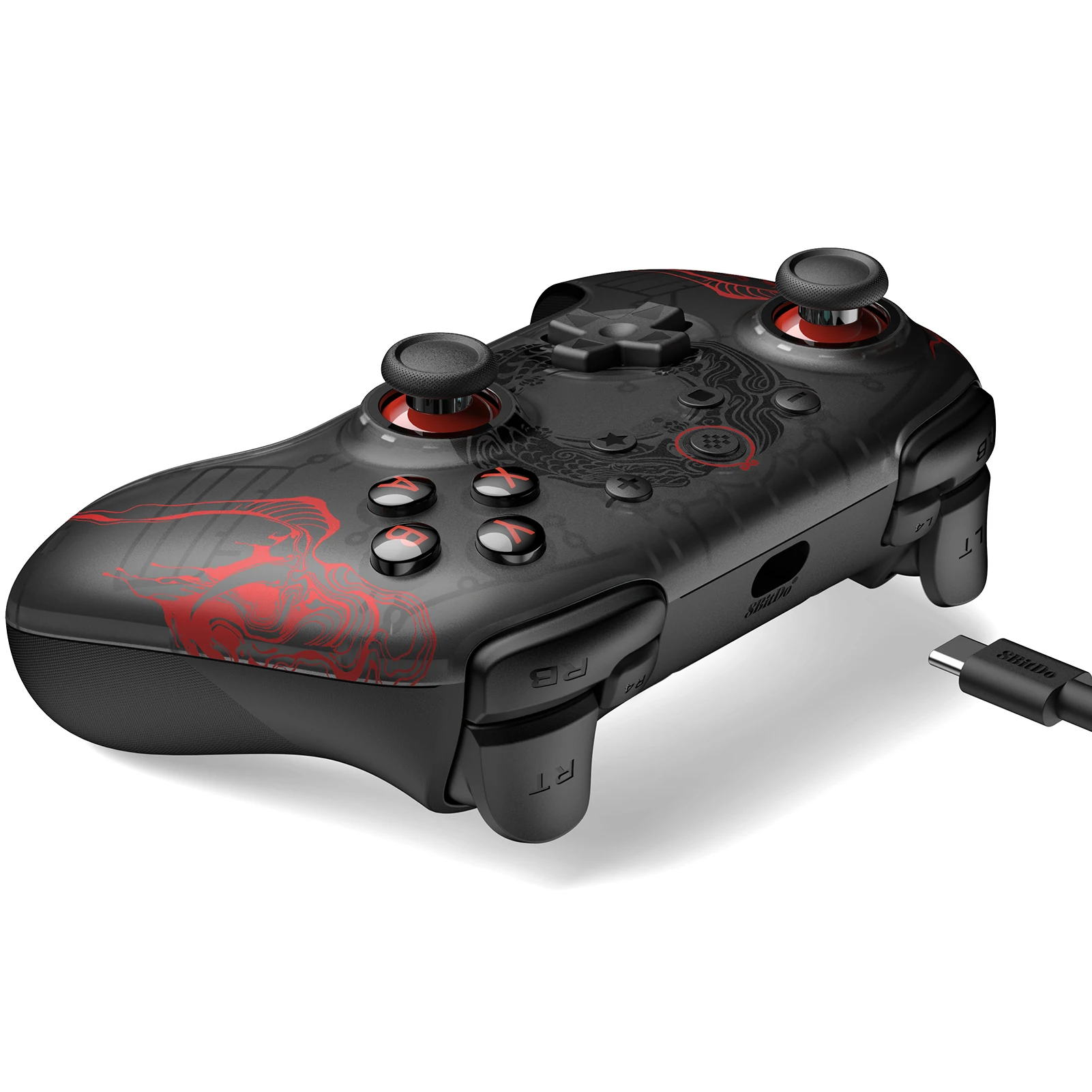 Controlador de juego inalámbrico 8BitDo Ultimate 2C, mando con cable, mito negro WuKong con Joystick de efecto Hall para Windows 10/11 Android