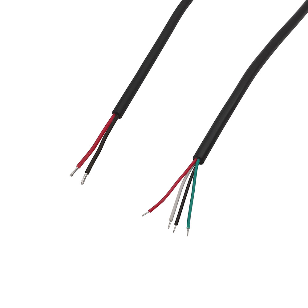 1 шт. 2-контактный 4-контактный разъем для зарядного устройства Micro USB / Type C USB 2.0 Тип A Мужской Женский Удлинительный кабель питания Провод DIY Линия передачи данных