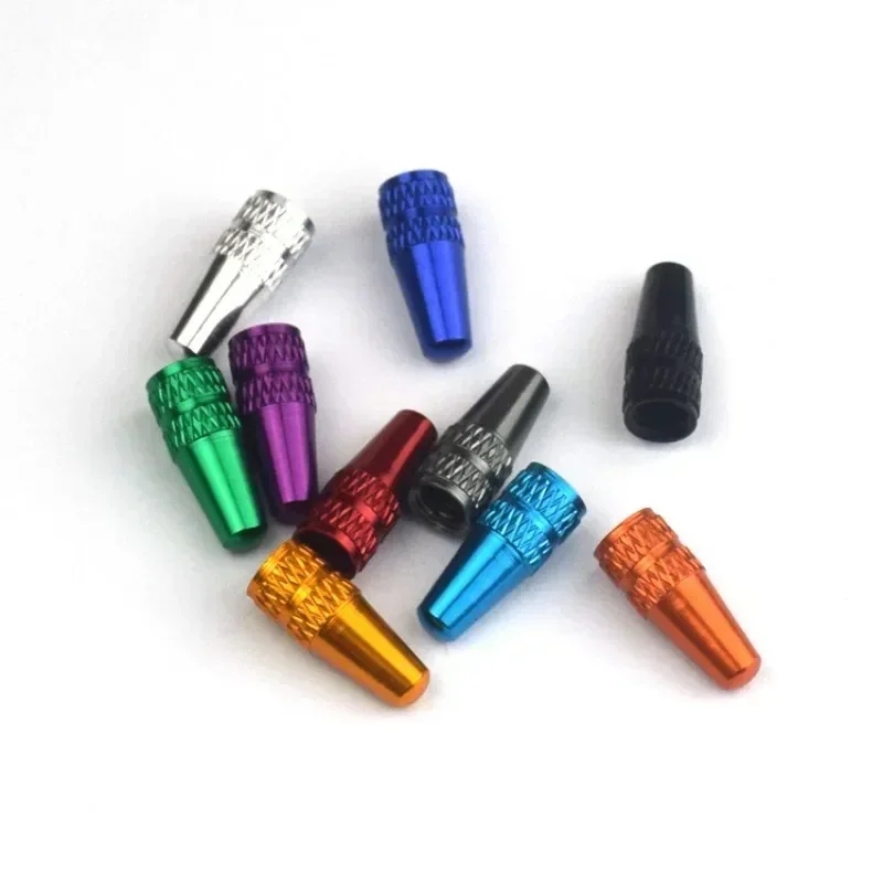 4 個アルミ合金バイクタイヤバルブキャップ FV/仏式バルブカバーロード MTB トラックレーシングバイク耐久性のあるサイクリングアクセサリー