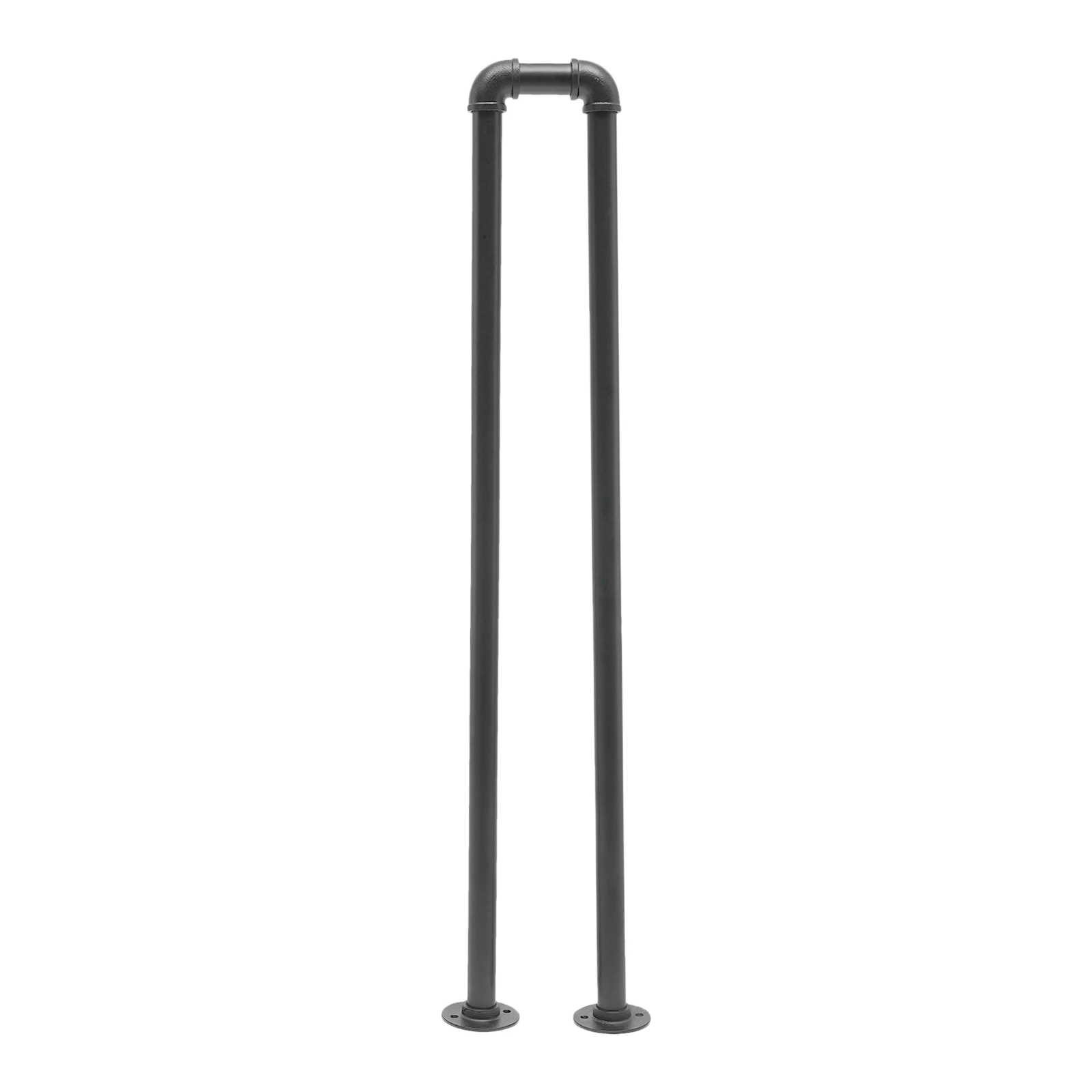 U-shaped Handrail for Stairs, Stable Base for Secure Fixing, 20x100cm Galvanized Steel, Suitable for Home and Commercial Use