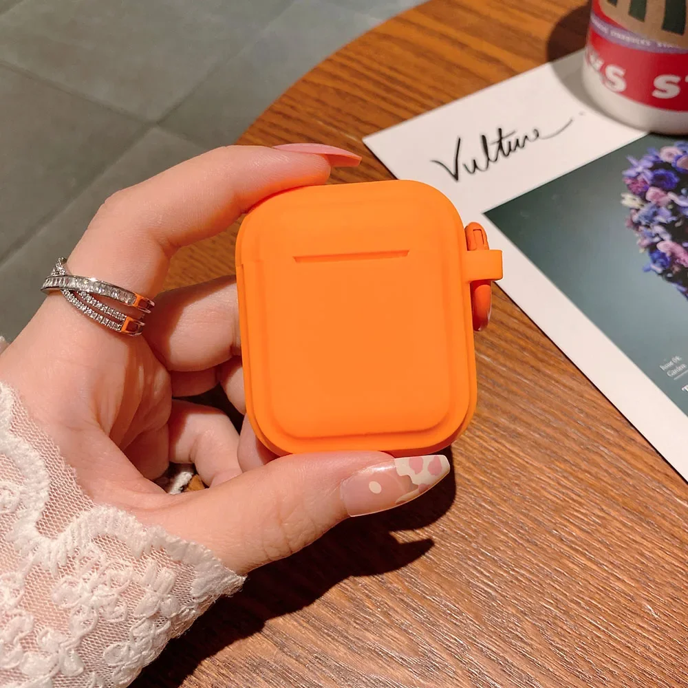 Đơn Giản Mềm Silicone Lỏng Dành Cho Tai Nghe AirPods 3 2021 Không Dây Bluetooth Ốp Lưng Bảo Vệ Rung Pro 2 1 funda