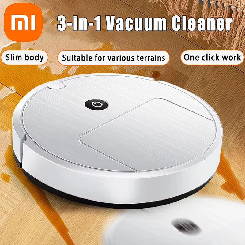 Robot de barrido inteligente 3 en 1, máquina de limpieza totalmente automática con carga Usb, máquina de fregado individual perezosa, aspiradora doméstica