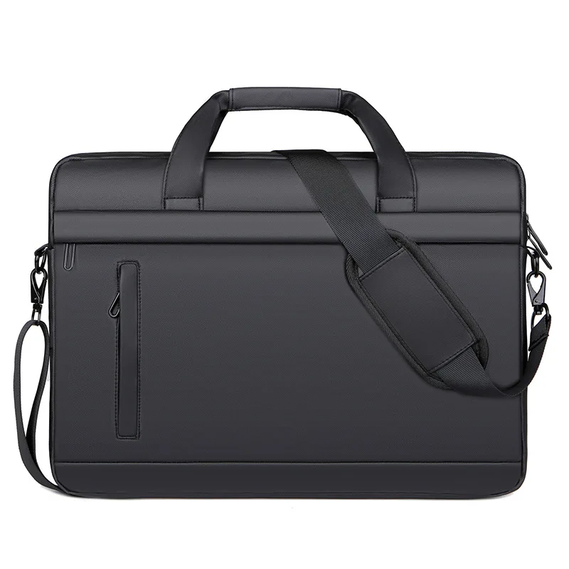 PU Bolsa de Ombro de Couro para Homens, Maleta Empresarial, Messenger Bags, Bolsa de Escritório, 14 "Laptop Bag, Alta Qualidade, Marca Famosa, 2023