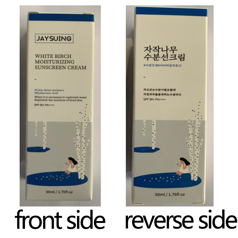 Protector solar redondo de laboratorio para la cara, crema solar PF50 + PA ++++, zumo de abedul, hidratante para el cuidado de la piel, fuerte protección UV, protector solar coreano