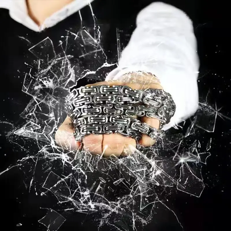 1M Dragon Self Defense Bracelet Fashion Hip Hop Personal Security Protection Whip Men Women Universal Stainless Steel