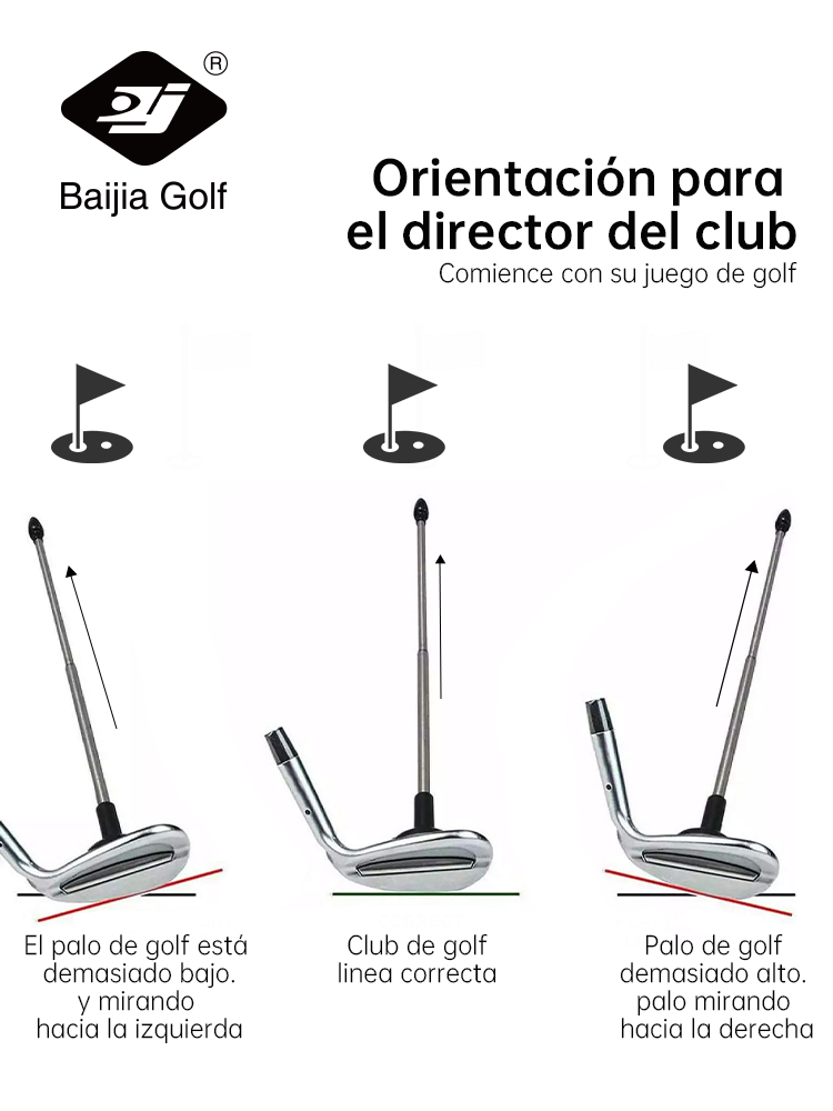 Herramienta de ajuste del ángulo de mentira para palos de Golf, cortador de Golf magnético, indicador de dirección, palo de iluminación para palos de Golf, mejora el entrenamiento de habilidades del juego
