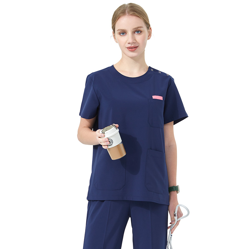 Vêtements de travail d'hôpital à séchage rapide, uniformes respirants pour médecins et infirmières, ensemble de gommage médical extensible pour chirurgien orthopédique pour femmes S02