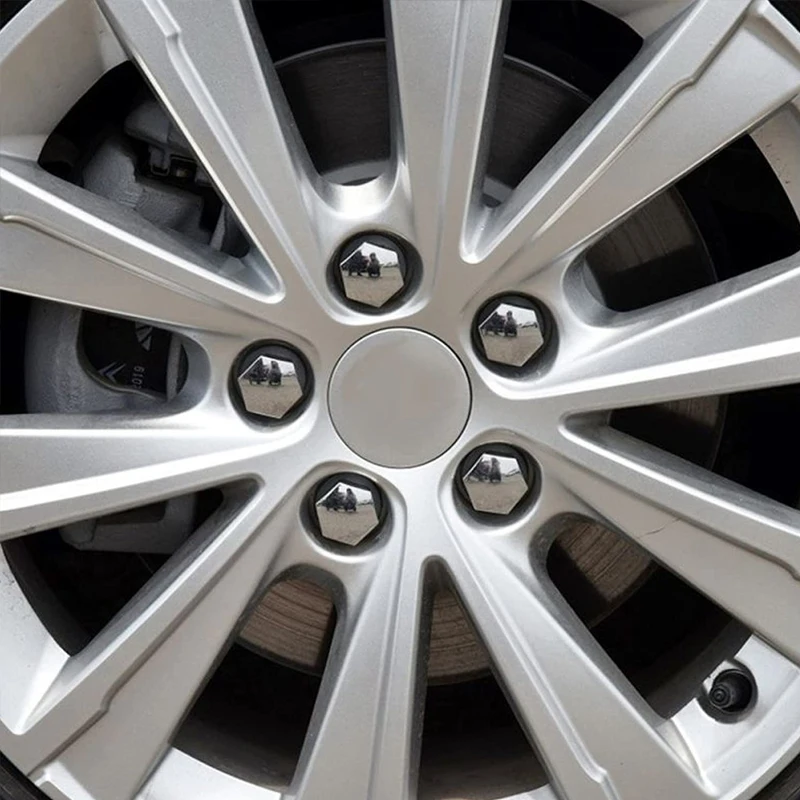 20Pcs Auto Rad Mutter Kappen Anti-Rost Auto Hub Schraube Schutz Abdeckungen Auto Reifen Schraube Kappen Mutter Bolzen abdeckungen Auto Außen 17/19/21mm