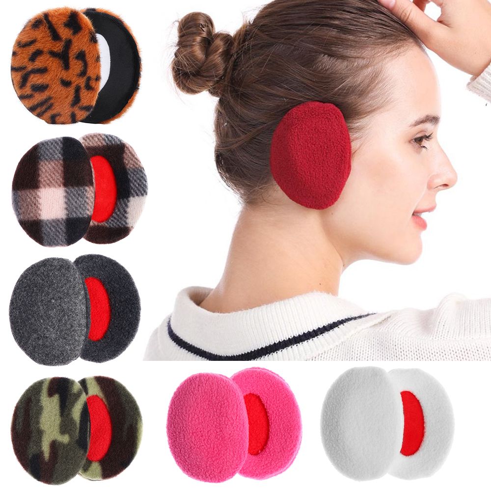 Inverno quente earmuffs earmuffs capa de ouvido para homens mulheres crianças macio grosso à prova de vento capa de ouvido ao ar livre proteção