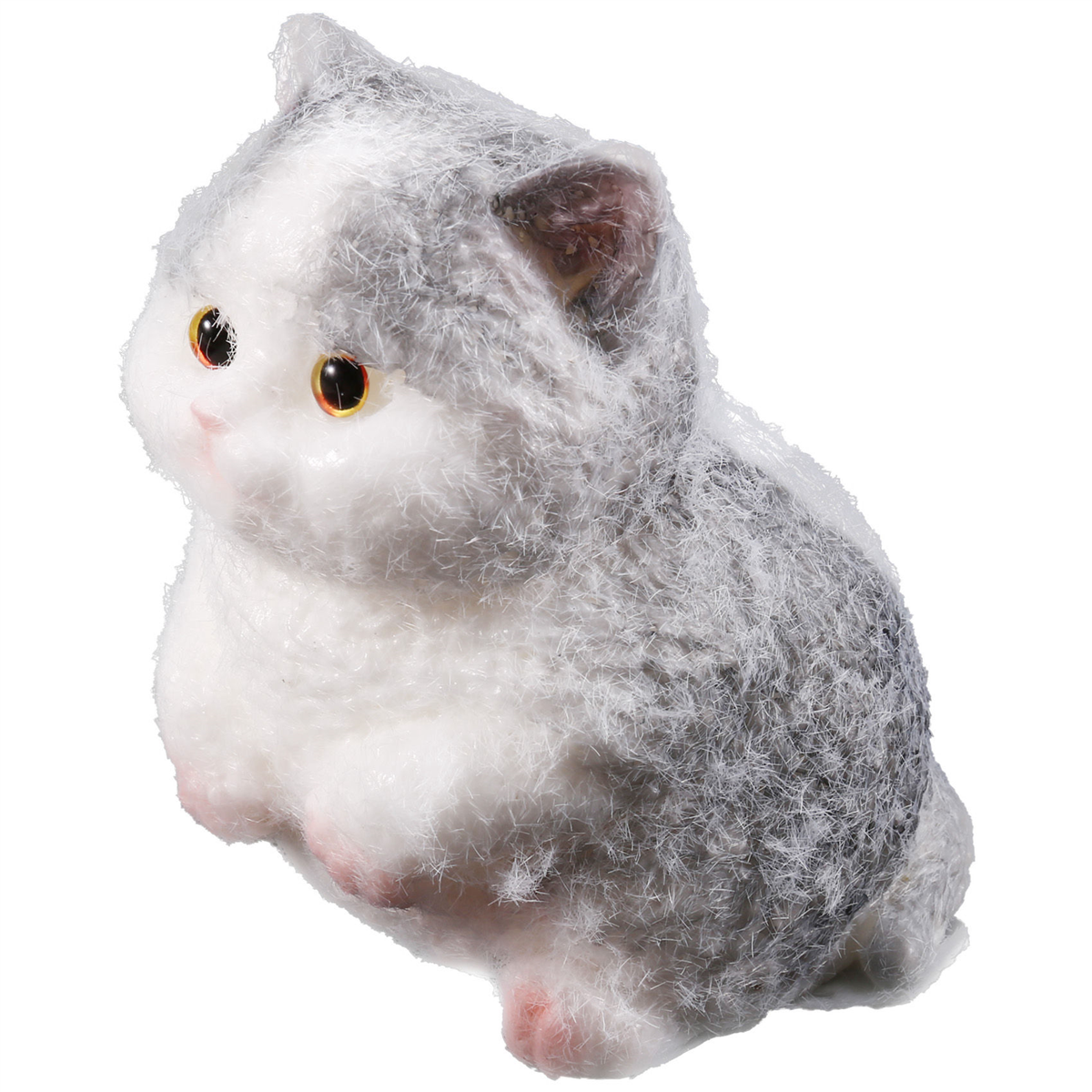 BAAU ミディアム スクイーズ 猫のおもちゃ ストレス解消 猫 スクイーズ おもちゃ 面白い猫 スクイーズ おもちゃ ソフト猫 スクイーズ ストレスおもちゃ ギフト,B