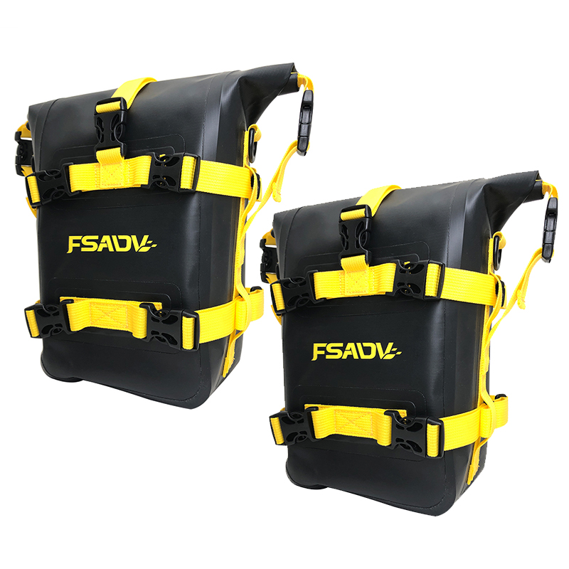 2PCS Universal Motorcycle Frame Crash Bars Waterproof Bag Repair Tool Placement Bag For BMW R1200GS R1250GS For HONDA For Suzuki