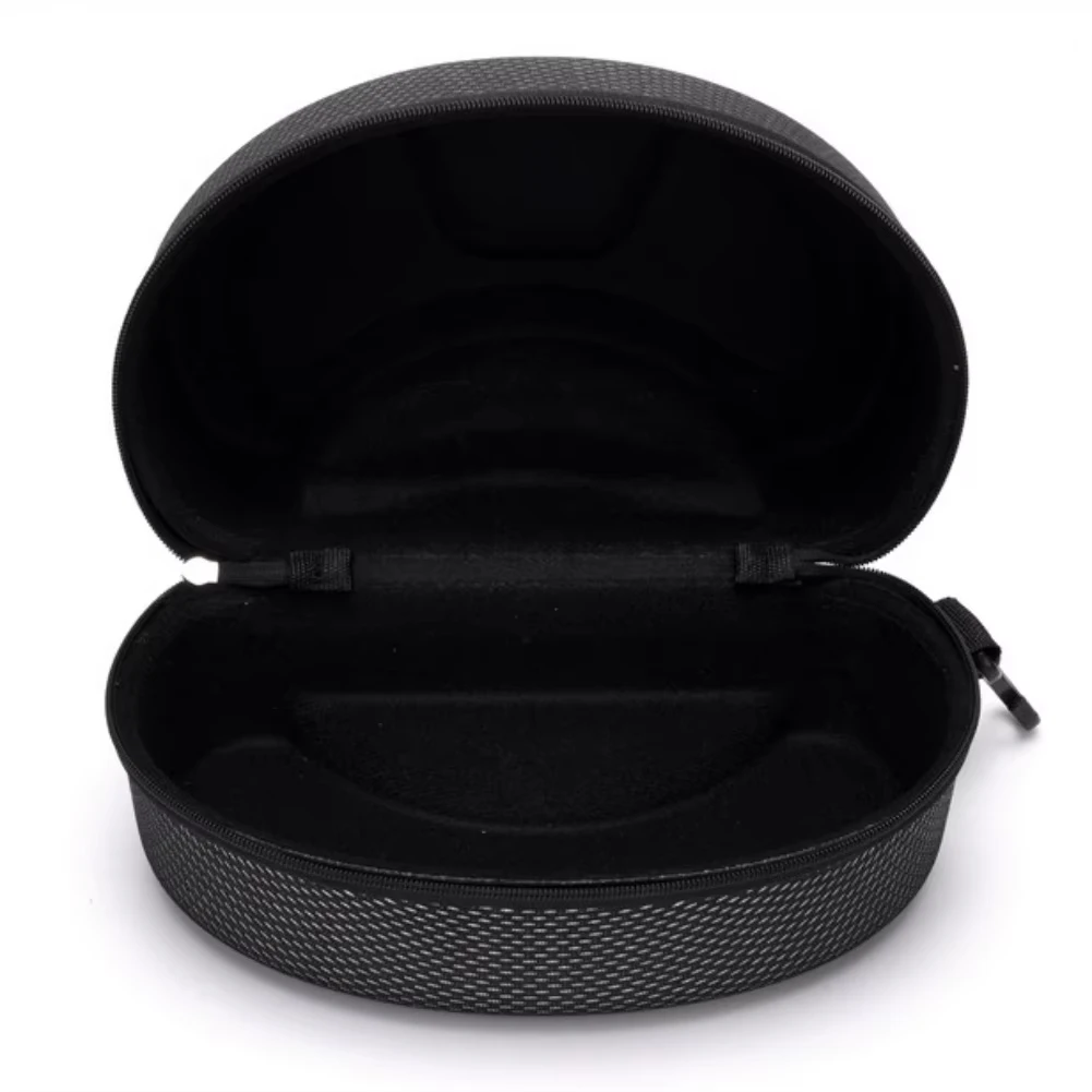 Tragbare Eva Ski Brille Schutz Fall Snowboard Skifahren Brillen Tragetasche Reißverschluss Harte Box Halter (Ohne Brille)