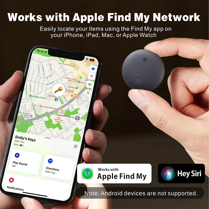 Xiaomi Air Tag Bluetooth GPS Trackers Work With Apple Find My Global Positioning Smart Tracker For Key Wallet Anti-lost Device