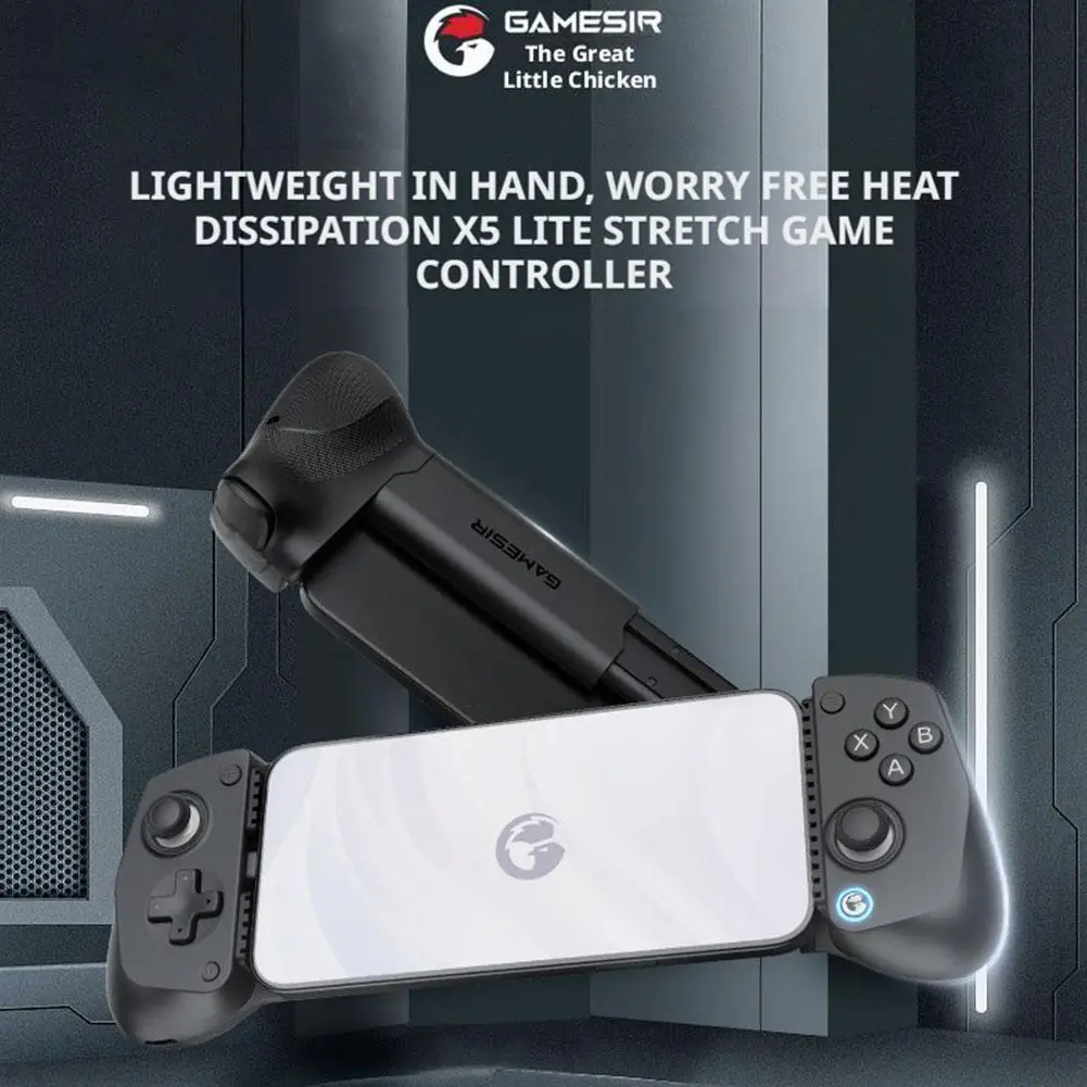 Para GameSir-X5 Lite controlador de juego de estiramiento IOS y Android tipo C controlador de juego móvil Gamepad