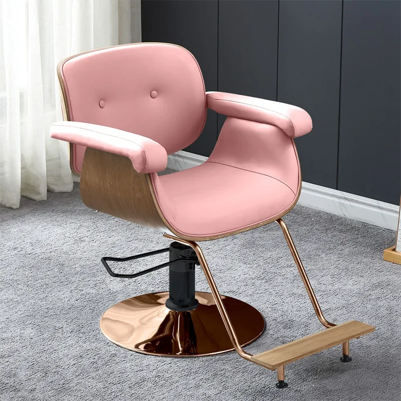 Salon ที่ไม่ซ้ํากันตัดผมเก้าอี้ Professional Simple Nordic Modern ตัดผมเก้าอี้อินเทรนด์สบาย Silla Barbero เฟอร์นิเจอร์เชิงพาณิชย์