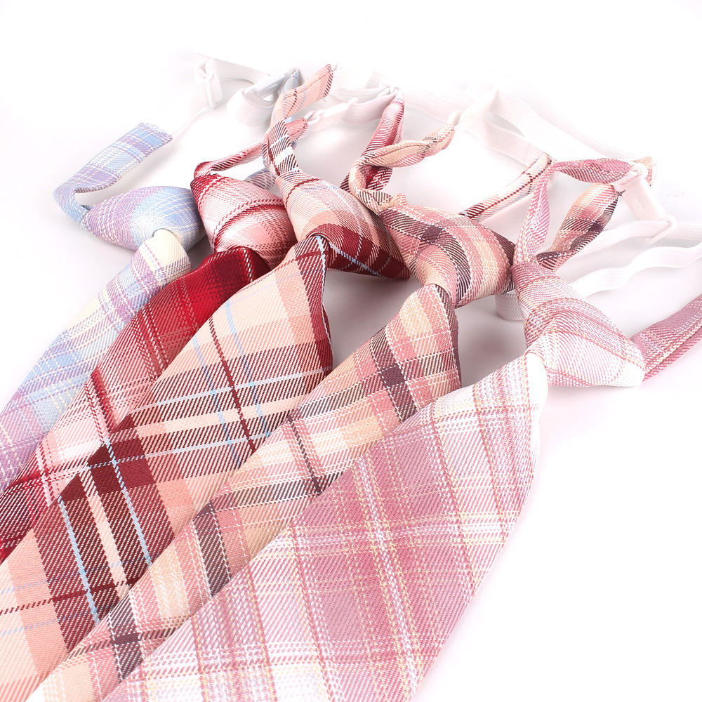 Wąskie krawaty dla mężczyzn Kobiety Casual Plaid Krawat Garnitury Chłopcy Dziewczyny Krawaty Smukłe krawaty męskie Gravatas Prosty leniwy krawat studencki
