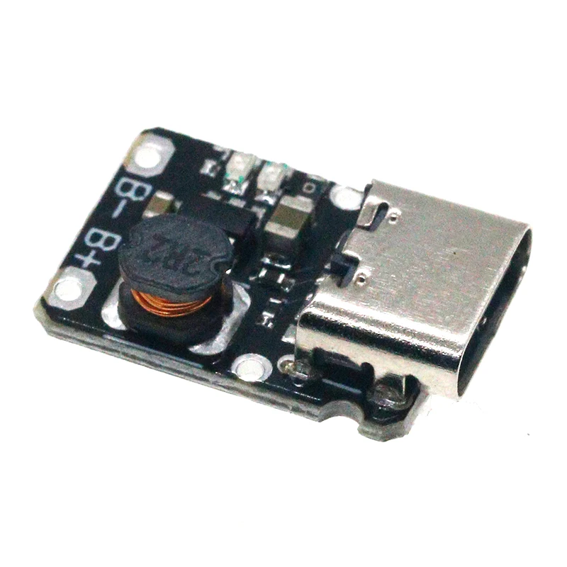 5PCS Mini lithium battery charging module with 5V output boost 18650 type-C with protection