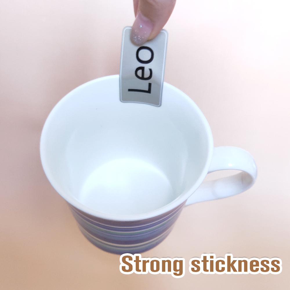 Personalized Macaroon Name Sticker Custom Colorful Tag Cartoon Waterproof Decal Label For Children School Stationery Stickers