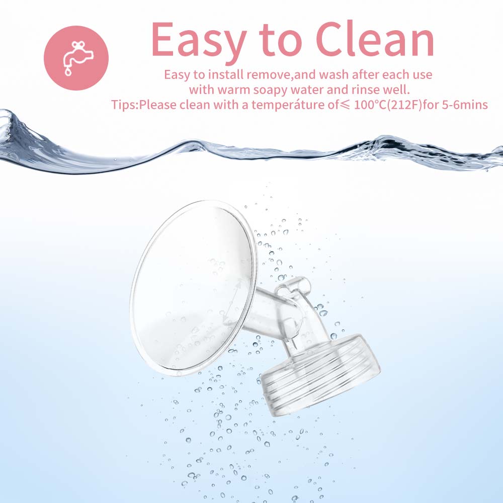 12 mm-32 mm Flansch-Milchpumpenteile, kompatibel mit Spectra S1 S2 9 Plus, kein Originalzubehör, Ersatz-Pumpenteile