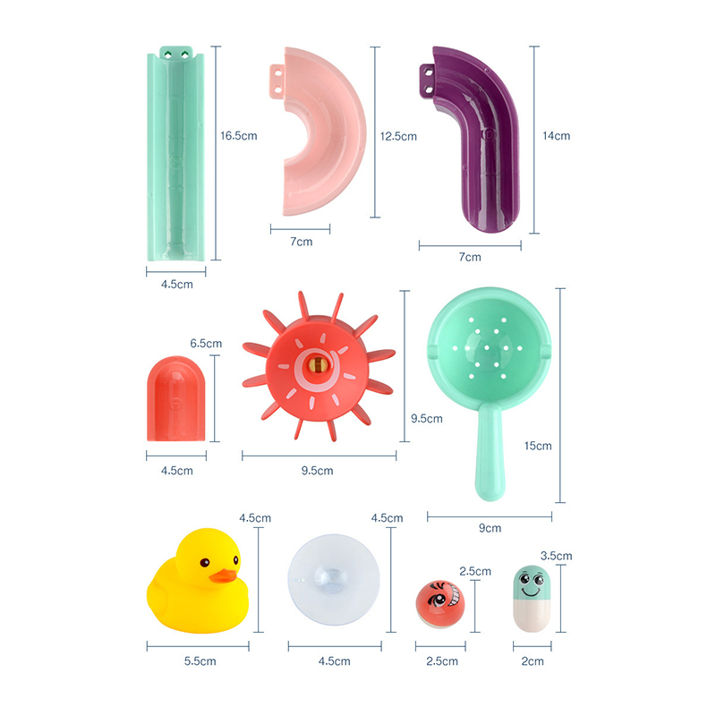 DIYバスおもちゃ,子供用バスセット,組み立てトラック,バスルーム用