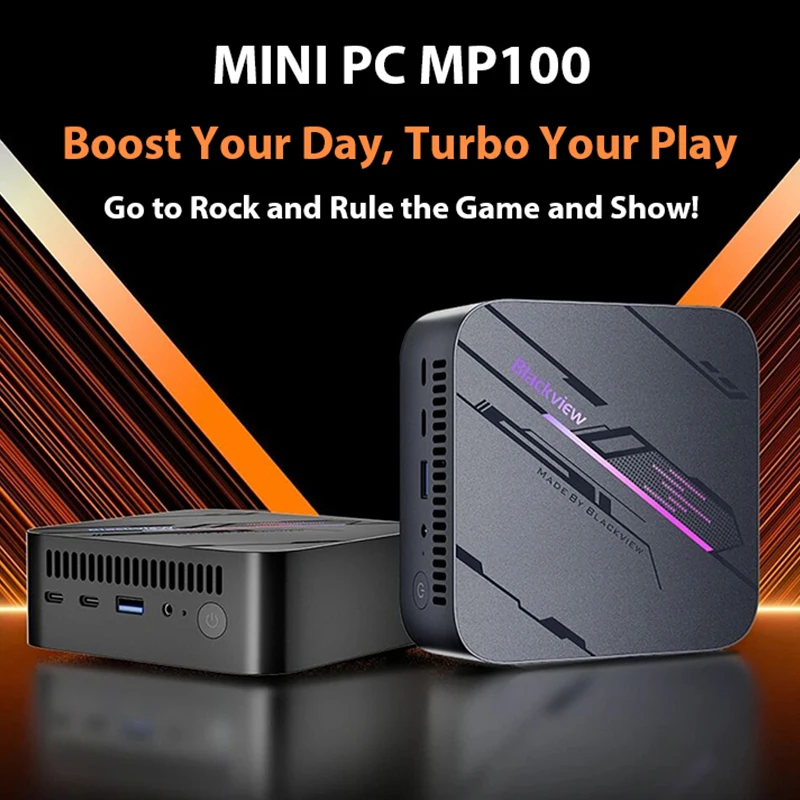 [Estreno снятая] Blackview Mini PC MP100 AMD R7 5700U Mini PC 8 núcleos 16 hilos 16 ГБ /32 ГБ DDR4 512 ГБ/1 ТБ SSD Mini ordenador P