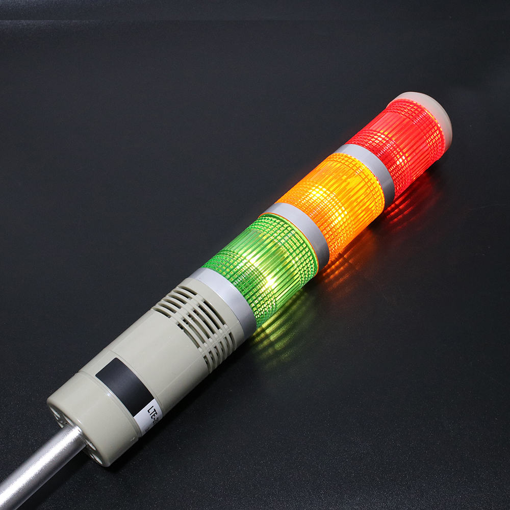 DC 12V 24V 110V 220V Industrieturm Signalwarnung Blitzlicht LGP-505 Anzeige Dauerlampe LED mit Summerfarben