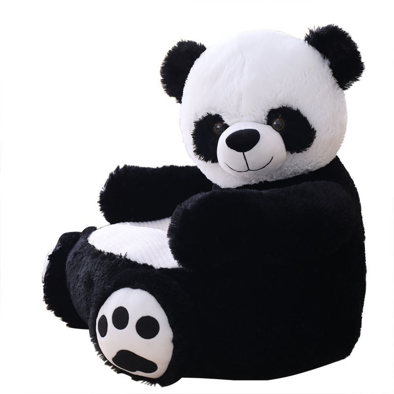 FULLOVE Gấu Bông Gấu Trúc Ghế Sofa Hoạt Hình Hoạt Hình Đồ Chơi Giày Lười Vịt Dễ Thương Kỳ Lân Nhỏ Sofa Ghế Cho Bé Bassinet Chaise Bebe sơ Sinh
