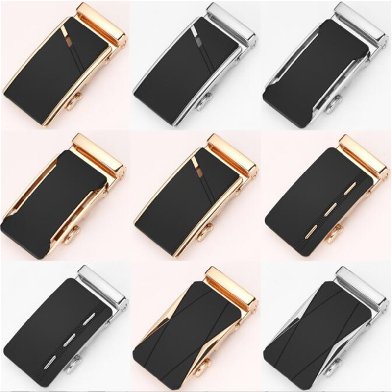 ファッションメンズビジネス合金自動バックルユニークな男性プラークベルトバックル 3.5 センチメートルラチェット男性アパレルアクセサリー