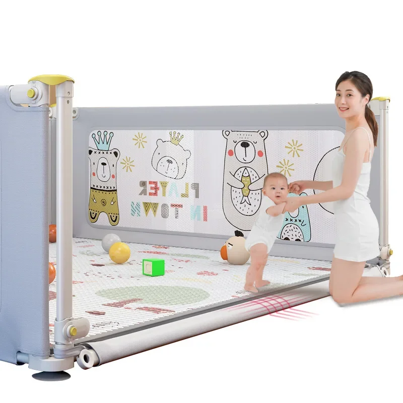 Складной детский манеж IMBABY, безопасный игровой двор для малышей с ограждением для предотвращения столкновений, портативная детская игровая зона для использования в помещении и на открытом воздухе