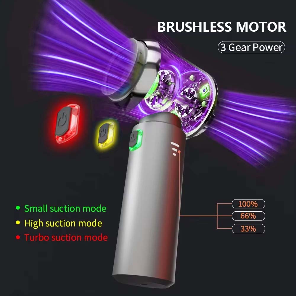 XIAOMI Car Vacuum Cleaner 360000Pa Mini Wireless Powerful Handheld Rechargeable Portable Home Mute Dust Cleaners Multifunctional