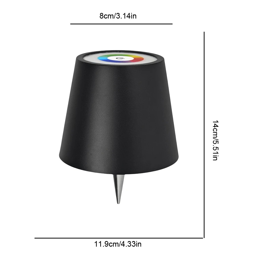 Wireless Table Lamp For Wine Bottles LED Bottle Light For Outdoor Use Touch Control Ideal For Restaurants Bars Festival Party