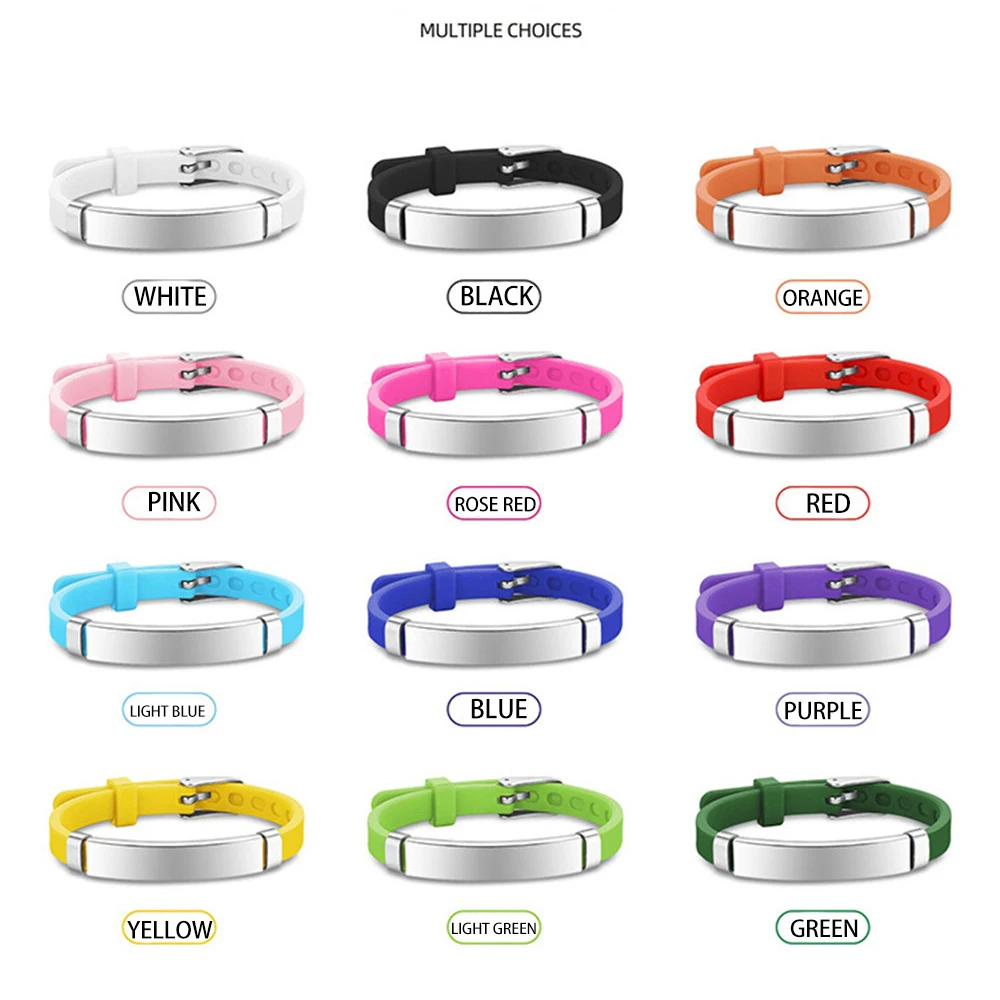 Fishhook Brazalete de silicona suave con identificación Airtag para bebé, brazalete seguro con nombre personalizado, SOS, para emergencias infantiles