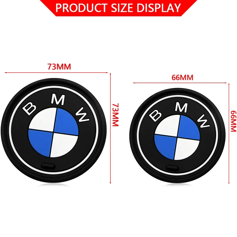 Soporte para botella de agua de coche, alfombrilla antideslizante para BMW E60, E70, E82, E88, E90, E92, F01, F10, F30, G01, G20, G21, G11, F15, X3, accesorios para coche
