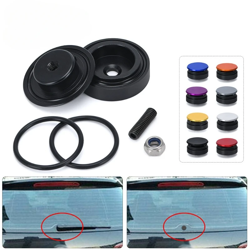 1Set Aluminium Auto Heckscheibenwischer Löschen Kit Stecker Kappe für Honda Acura Toyota Mazda Nissan Kia Universal Auto Zubehör