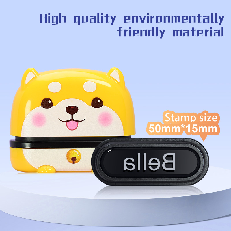 Carimbo personalizado para roupas, adesivo com nome, faça você mesmo, para escola, à prova d'água, meninos, meninas, professor, estudante, selo personalizado para compras, sem desbotamento