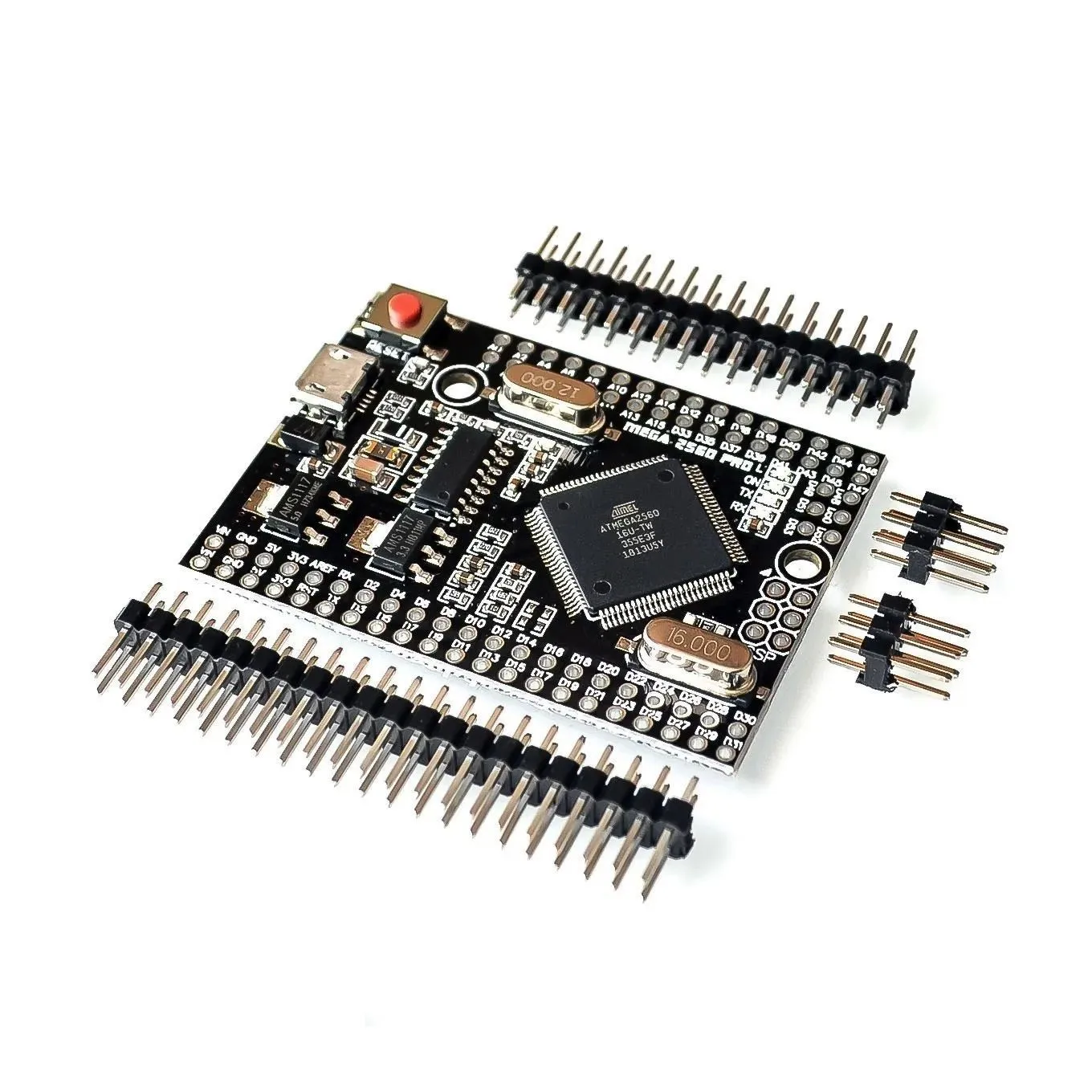 MEGA2560 MEGA 2560 R3 (ATmega2560-16AU CH340G) Placa de desarrollo USB AVR MEGA2560 PRO para placa de expansión Arduino Kit DIY