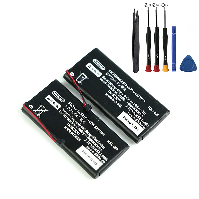 525 мА AC 006 HAC-006 Аккумулятор HAC-BPJPA-C0 HAC-015/016 HAC-A-JCR-C0 Аккумулятор для контроллера Nintendo Switch Ns Joy-Con Joycon