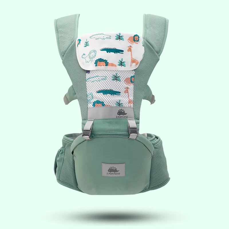 Sac à dos porte-bébé ergonomique de 0 à 48 mois, avec siège de hanche, pour nouveau-né, écharpe multifonctionnelle, tabouret de taille, kangourou pour bébé
