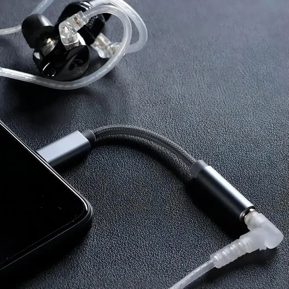 オーディオアダプタータイプc〜KZ-AM01 mm,32ビット,3.5 KHz,hi-fi,dac,デュアルチップ,イヤホン,オーディオケーブル,kzシリーズ,edx pro,384