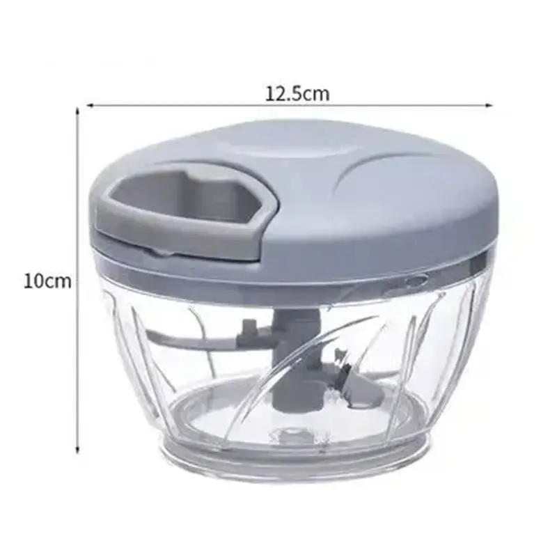 Home Keuken Handmatige gembermolen Knoflook Modderspatten Multifunctionele groentesnijder Handheld vleesmolen Modern minimalistisch