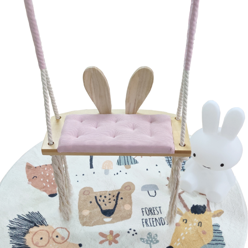 JOYLOVE INS Nordic ในร่มสไตล์ Swing Glider เด็กตกแต่งเพดานแขวน Swing เก้าอี้โยก