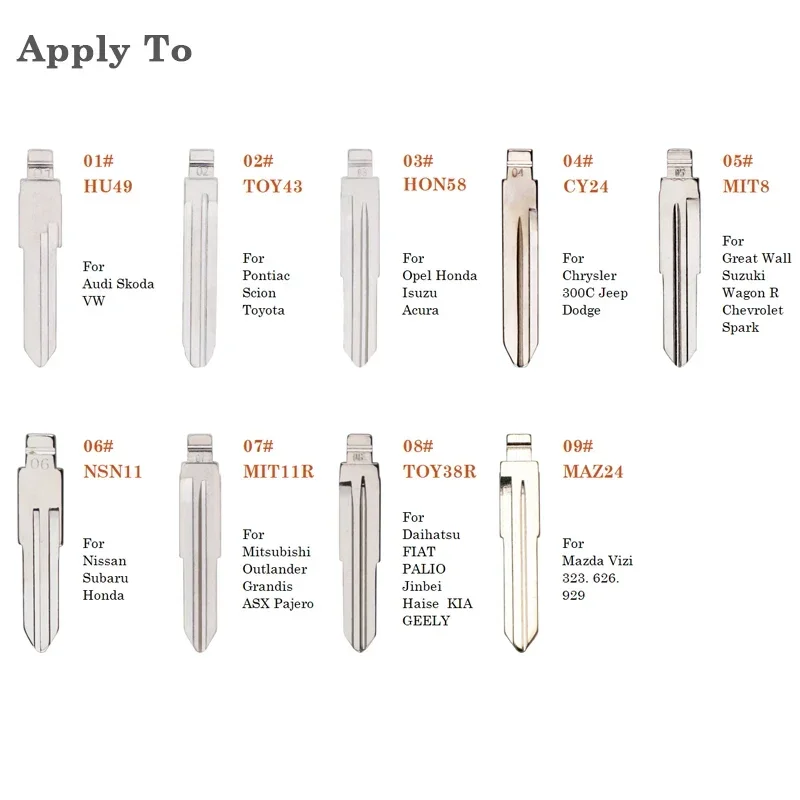 KD Xhorse VVDI KeyDiy JMD ユニバーサルノーカットリモートフリップ車のキーブランクブレード VW トヨタジープクライスラーホンダ起亜日産