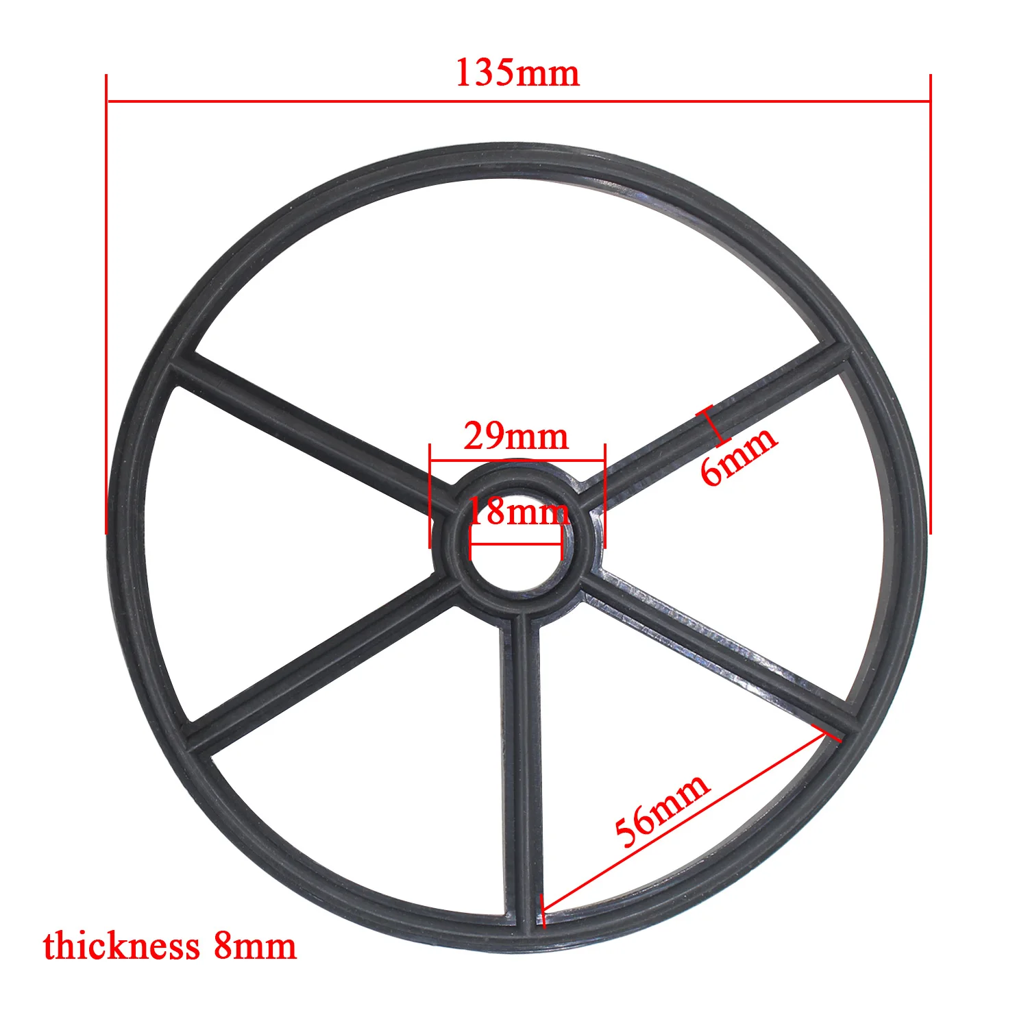 12.8 13.2 13.5 cm valve spider gasket swimming pool sand filter spares pool diverter valve 4 brach Multipor