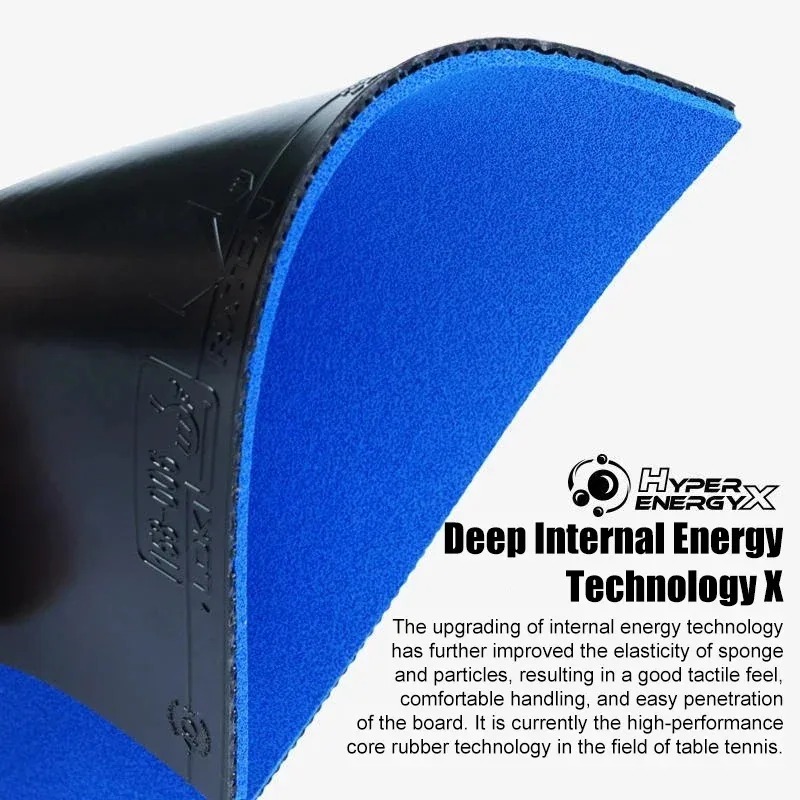 Loki rxton 3 pro borracha de tênis de mesa para raquete pegajosa e espinhas-em borracha de pingue-pongue aprovada pela ittf com esponja de alta densidade