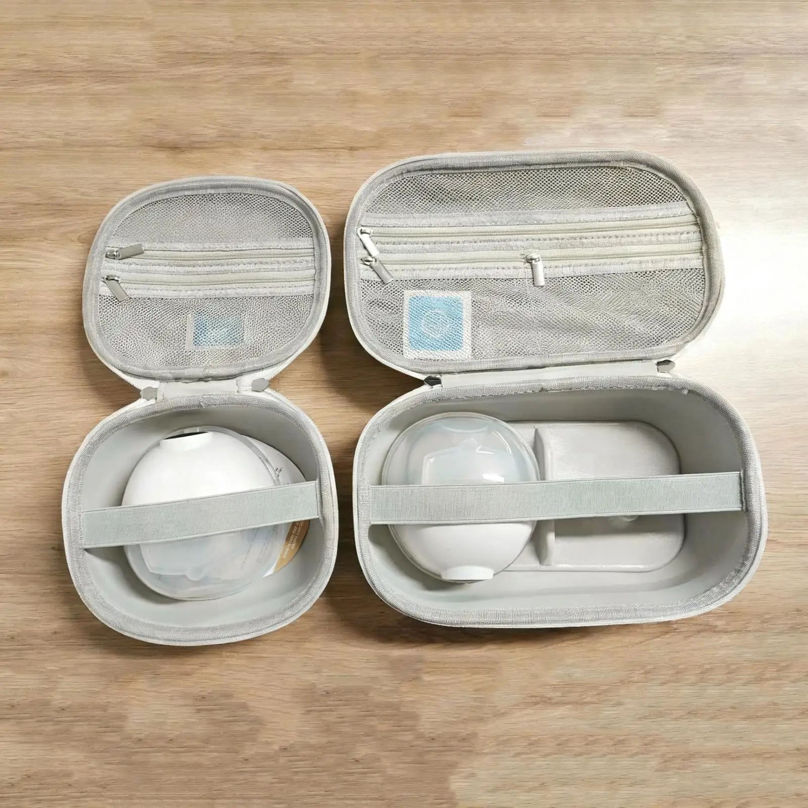 Bolsa de armazenamento para bomba com vários compartimentos, estojo para bomba de mama para mamãe e crianças, amamentação, viagem diária, casa interna