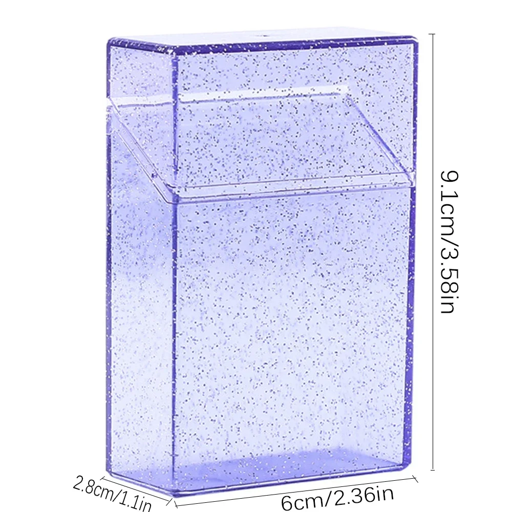 Ins Transparent Storage Box Blingbling Photo Card Holder Box Case Container Idol Kpop Albumes Photo Storage Box Stationery